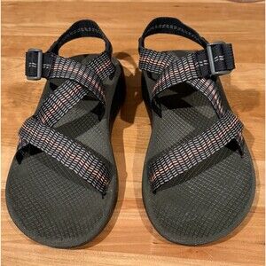 Chaco Men's Classic Sport Sandal Gray Orange 8 M US